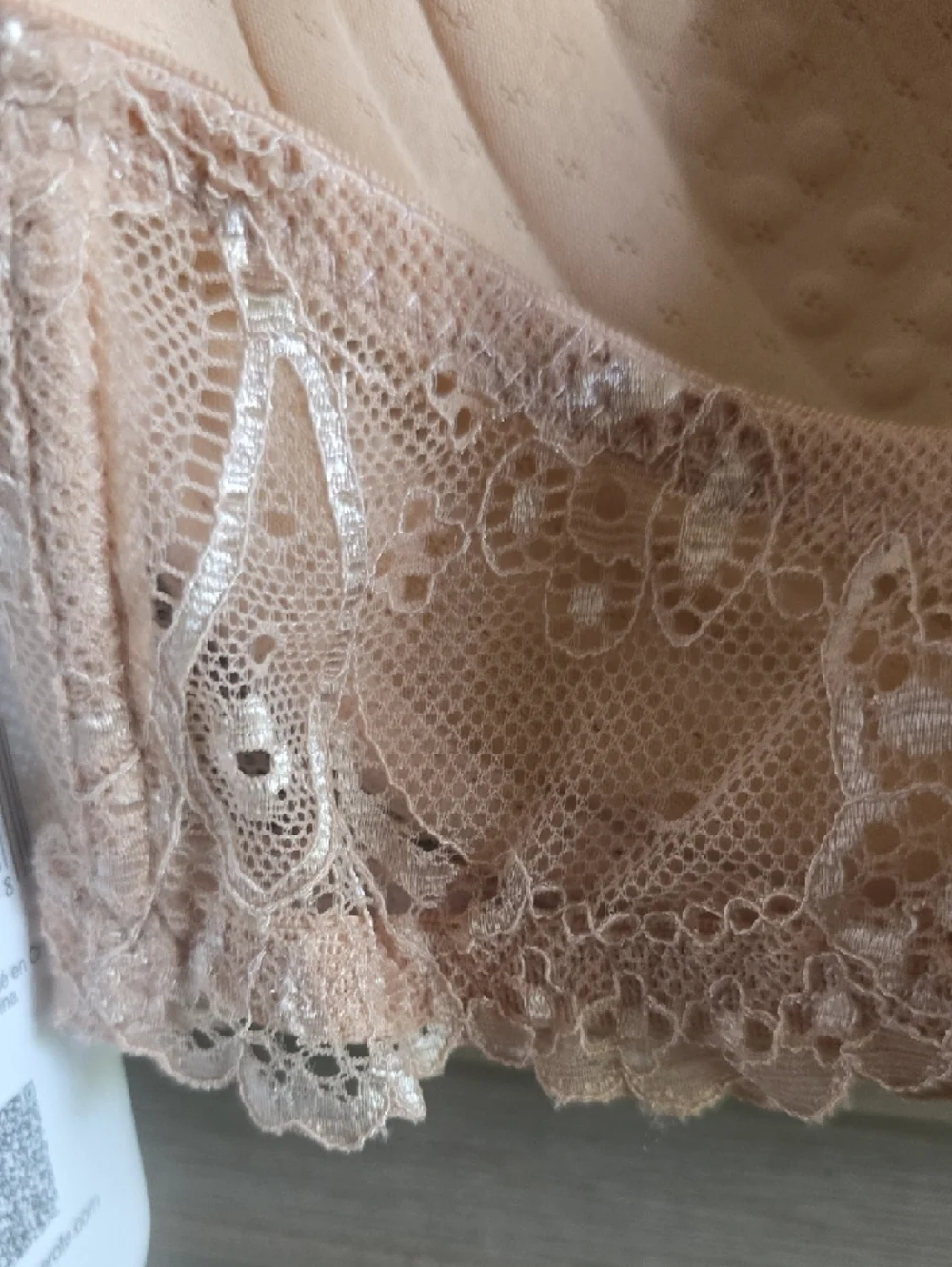 Rene Rofe Lace Push-Up Bra in Nude - Picture 13 of 14